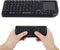 2.4GHz Wireless Touchpad Keyboard, Super Thin&Lightweight Rechargeable Ultra Mini Thin USB Backlit Keyboard, Plug and Play Fits for HTPC, for PS3/...