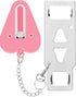 Portable Door Lock,Heavy Duty Hotel Travel Door Lock for Additional Safety and Privacy for Hotel,Apartment, Home, Bedroom, School and Prevent Unau...