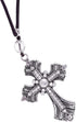 Car Pendant Metal Diamond Hanging Cross, Auto Interior Rearview Mirror Dangle, Interior Decoration Pendant...