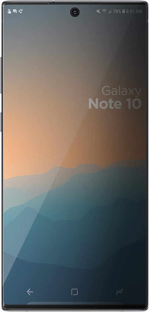 magglass Galaxy Note 10 Privacy Screen Protector - Anti Spy Fingerprint Resistant Tempered Glass Guard for Samsung Note 10 (Case Compatible) (NOT ...