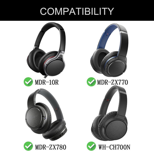 Replacement Ear Pads for Sony WH-CH710N, Headphones Ear Cushions Covers for Sony WH-CH700N, WH-CH710N, WH-CH720N Headset Accessories Ear Cups Repa...