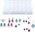 Adjustable 28 Slots Clear Plastic Medicine Pill Jewelry Organizer Storage Box Container,Bead Organizer Craft Organizer Box Pill Organizer Suitable...