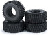 4PCS 1.0" Crawler Tires Rubber Wheel Tires for 1/24 Axial SCX24 90081 AXI00001 AXI00002 AXI00005 AXI00006 RC Crawler Car (54mm)...