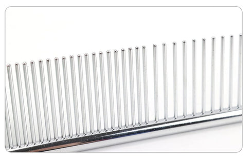 1Pcs Pet Stainless Steel Grooming Comb For Long Short Hair PetP Brush Hair Knots Tangles...