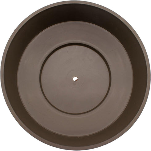 The HC Companies 6 Inch Round Capri Succulent Pot - Decorative Indoor Plastic Planter with Drainage, Artisan Taupe...