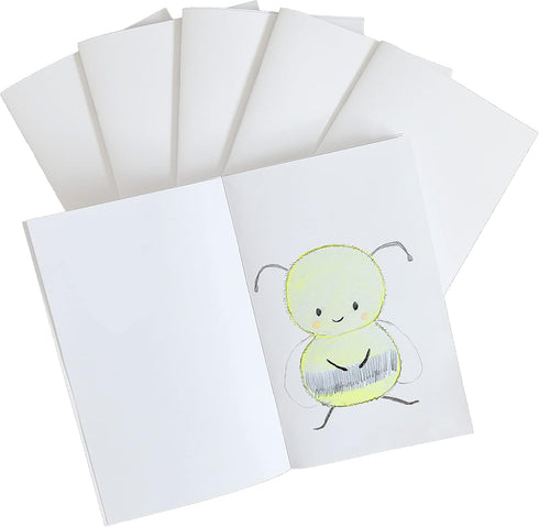 Sketch Book, Journaling Notebooks & Drawing Books for Kids | Bulk Notebooks, Small Sketchbook, Blank Books with White Covers | 32pg of Unruled Pre...
