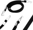 Bike Luggage Strap, Adjustable Elastic Bike Luggage Belts with Aluminum Alloy Hooks for Outdoor Hanging Tools (Black)...