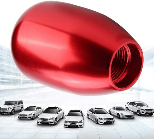 Gear Shift Knob, Car Universal Modification Manual Knob Gear Shift Head Shifter 6 Speed (Red)...