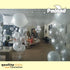 PMLAND 100 Pieces Silver Latex Balloons 12 Inches for Party Birthday Wedding Engagement Anniversary Holiday Festival Event Family Party Decoration...