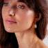 Humble Chic Teardrop Dangle Earrings for Women with Simulated Druzy Stones in Gold or Silver Tone...