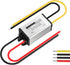 DC 24v to 12v Converter Reducer Step Down Buck Converter 4A 48W Power Supply Adapter for Auto Car Truck Vehicle Boat Solar System etc. (Accept DC1...