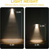Solar Wall Lights Outdoor 3000K Warm White Downlights Waterproof LED Sconce Dusk to Dawn Solar House Lights for Fence Deck Pathway Patio (2Pack, D...
