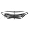 G.E.T. 4-38848 12.5" x 9.25" Oval Basket, 2.25" Clipper Mill, Iron Powder Coated, Black...