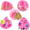 Unicorn Cupcake Topper Decoration Molds Set - MoldFun Unicorn Head, Horn, Ears and Rainbow Silicone Mould for Fondant Gum Paste Polymer Clay, Birt...