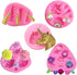 Unicorn Cupcake Topper Decoration Molds Set - MoldFun Unicorn Head, Horn, Ears and Rainbow Silicone Mould for Fondant Gum Paste Polymer Clay, Birt...