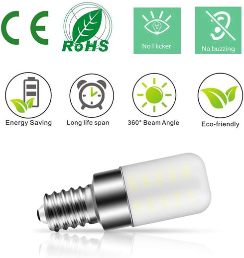 E12 LED Bulb 3W T6 E12 Candelabra Base C7 Bulb Warm White 3000K 120V 25W Incandescent Replacement for Chandeliers, Christmas Lighting, Ceiling Fan...