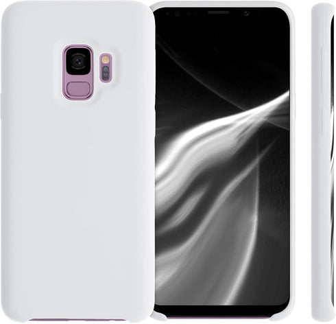 kwmobile Case Compatible with Samsung Galaxy S9 Case - TPU Silicone Phone Cover with Soft Finish - White Matte...