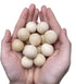 1 inch Natural Round Wooden Ball, Hardwood Balls, for Crafts and DIY Projects, Bag of 50....