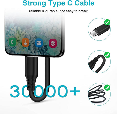 Type C Galaxy A03S Phone Charger Cigarette Lighter Adapter for Samsung Galaxy A03S,A02S,S21 FE,S20 FE,A13 5G,A53 5G,A20 A51 A32 A50 Pixel 6,5A,30W...