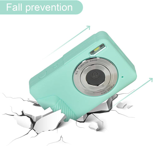 Digital Camera Silicone Case Compatible with CAMKORY/for Lecran/for VAHOIALD/for AiTechny FHD 1080P Kids Camera, Soft Lightweight Protective Sleev...