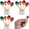 Maraca Keychains 12 Pc - Fiesta Cinco De Mayo Party Favors...