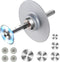 Inside Pipe Cutter for PVC Pipe Cutter Tool, PVC Cutter Tool with 3.15" Scale Adjustable Depth Gauge, 5Pcs Saw Blades and Hex Shank (Silver)...
