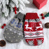 2 Pieces Christmas Cat Dog Sweater Christmas Sweater Cat Christmas Outfit Holiday Sweater for Small Dogs Winter Knitwear Xmas Pet Clothes Warm Rei...