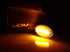 iJDMTOY Clear Lens Amber Full LED Strip Front Fender Side Marker Lights Compatible With 2002-2006 MINI Cooper R50 R52 R53, Replace OEM Amber Indic...