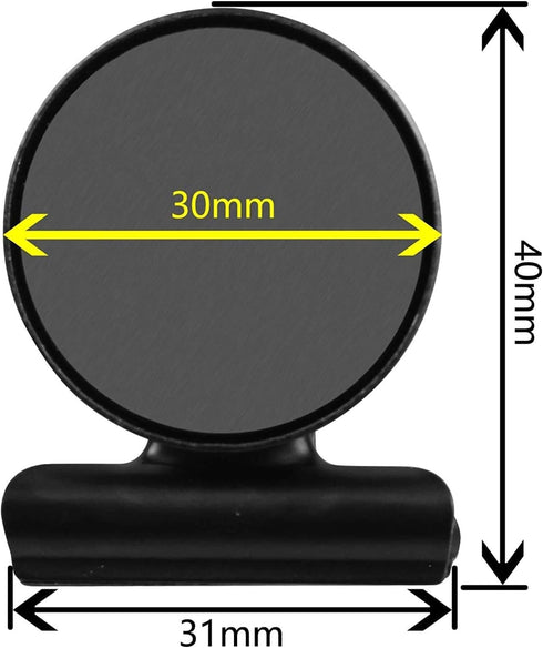 VNDUEEY 20 Pack Black Fridge Magnets, Refrigerator Magnets, Magnetic Clips Heavy Duty, Magnet Clips for Whiteboard Locker Photo Displays on Home& ...