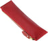 BTSKY Genuine Leather Pencil Case - Zippered Pen Case Stationery Bag Zipper Pouch Pencil Holder (Red)...