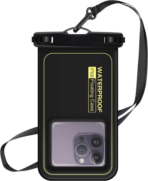 Waterproof Phone Pouch 7.2'', IPX8 Floating Underwater Cellphone Dry Bag Case Holder for iPhone 15 14 13 12 11 Pro Max XS Plus X Samsung, Phone Pr...