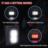 GOANDO Running Lights 2 Pack Safety Jogging LED Light for Runners and Joggers High Visibility Reflective Running Gear with USB Charging Line and S...