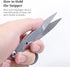 Newness Thread Snips, Sewing Snips with Protective Plastic Sleeve, Mini Small Snippers Shears Trimming Nipper Clipper for Variety of Material, Fis...