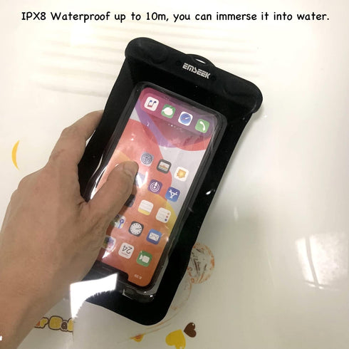 Waterproof Waist Pouch Surfing Crossbody Belt Dry Phone bag Floating Fanny Dry Pack swimming Waterproof Case with Cash key holder for Iphone 14 13...