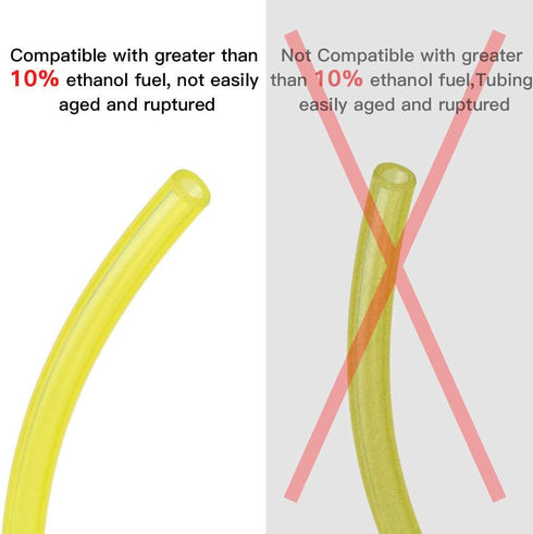 Tygon Fuel Line 4 Sizes 4 Feet ???????????????? ???????? ???????? ???????????? ?????? Compatible with Poulan Weedeater Chainsaw Parts with Snap in...