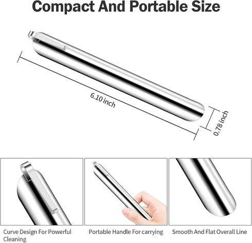 Restaurant Crumb Sweepers, Restaurant Crumb Cleaner, High Quality Stainless Steel Crumb Scraper, Crumber Tool for Waiters, Waitresses and Servers ...
