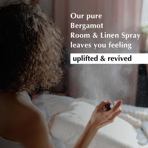 Bergamot Room, Linen & Pillow Spray by Aromafume | 100ml/3.38 fl oz | with Pure Bergamot Essential Oil | Aromatherapy Spray for Relaxation, Sleep ...