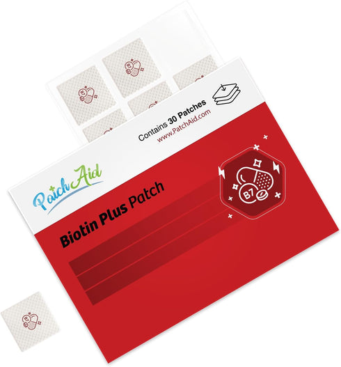 Biotin Plus Topical Patch by PatchAid 30-Day Supply...