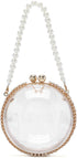 CARIEDO Women's Rhinestones Evening Handbag Crystal Clutch Bridal Purse for Wedding Prom Night Out Party...