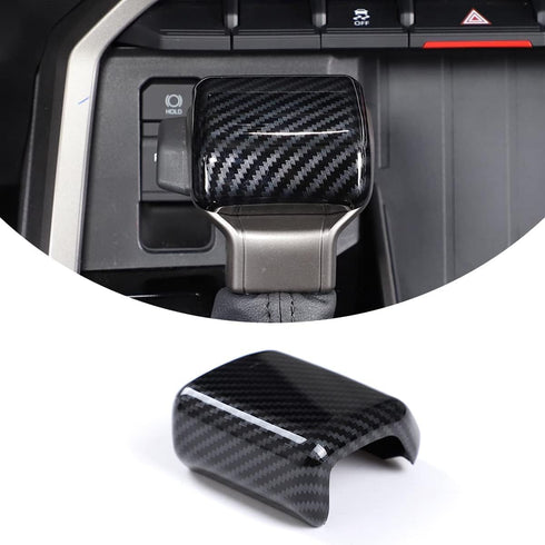 ABS Car Console Gear Gear Shift Knob Head Protection Trim,Shift Gear Protection Trim,Compatible with Toyota Tacoma 2024+ Interior Accessories (Bla...