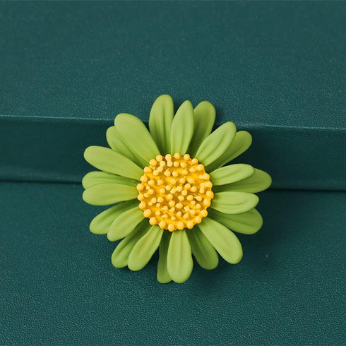 Cute Daisy Flower Brooch Pins, Plant Sunflower Suit Lapel Pin,Yellow White Sun Flower Dress Neckline Pin for Women Girls Men Gifts...