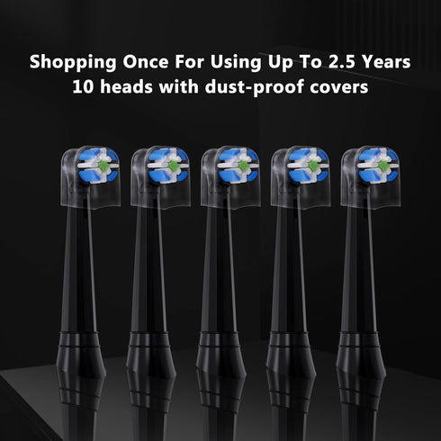 Compatible with Oral-B iO 3/4/5/6/7/8/9/10 Series Ultimate Clean Electric Toothbrush Replacement Brush Heads,for Oral-B iO Electric Toothbrush,10 ...