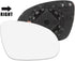 X AUTOHAUX Mirror Glass Heated with Backing Plate Passenger Side Right Side Rear View Mirror Glass for VW R32 Rabbit...