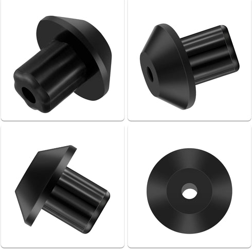 48 Pieces Rubber Grate Feet Rubber Foot Replacements Compatible with GE WB2K101 Gas Range Burner Grate, Replace Part Number WB02T10461, AP2622260, PS241358