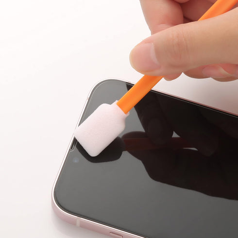 Foam Sticks Cleaning Swabs (50 pcs 5.25" Large Rectangular Foam Tips, Orange) Cleanroom Cleaning Swab Sponge Stick for Inkjet Printer, Optical Ins...