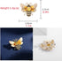 Rhinestone Bee Brooch Pin for Women Girls Fashion Cute Yellow Black Crystal Honeybee Bumblebee Animal Insect Brooches Lapel Pins Dainty Dress Acce...