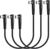 USB C to USB C Cable 100W 1ft 3 Pack 90 Degree Type C Cable Nylon Braided Right Angle USBC Fast Charging Cable Compatible with MacBook Pro 2021, i...