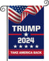 Donald Trump 2024 Flag,Take America Back Flag, Double Sided 12 x 18 Inch unique seasonal flag, Perfect for patio, porch, lawn or garden Decoration...