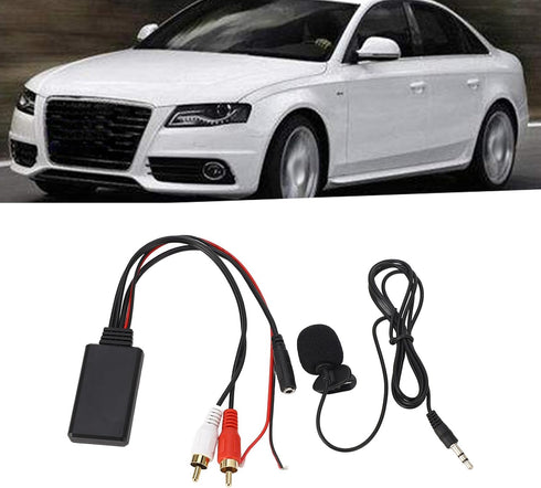 Bluetooth AUX Module 2 RCA Cable Adapter with Hands?Free Microphone...