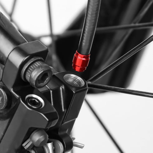 Bicycle 3M Hydraulic Brake Hose and Bike Brake Olive Connecting Insert Kit for AVID SRAM, Included 4 Bike Brake Olive and 4 Connecting Insert and ...